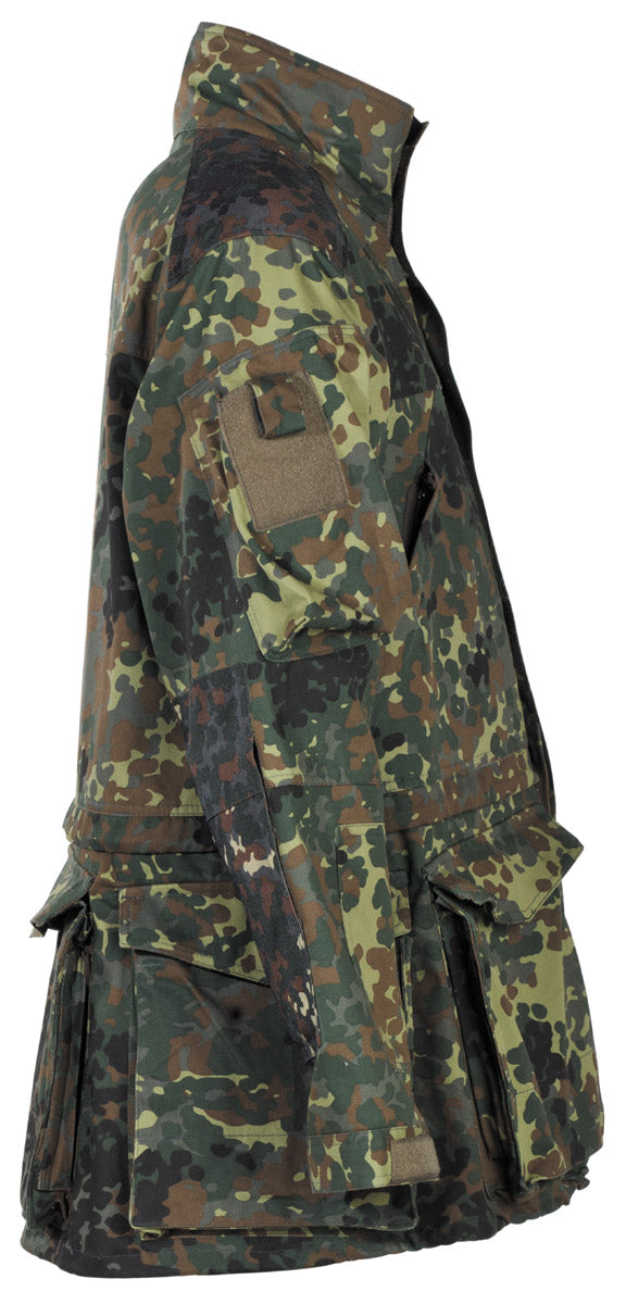 Jachetă Combat BW Kampfjacke Camuflaj BW MFH - Guler fleece, Fermoar 2-way