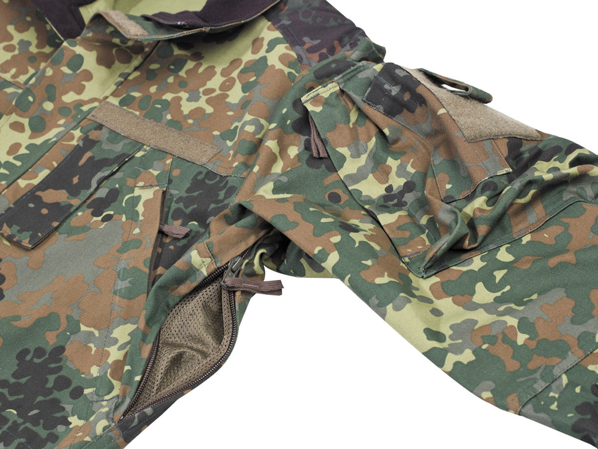 Jachetă Combat BW Kampfjacke Camuflaj BW MFH - Guler fleece, Fermoar 2-way