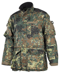 Jachetă Combat BW Kampfjacke Camuflaj BW MFH - Guler fleece, Fermoar 2-way