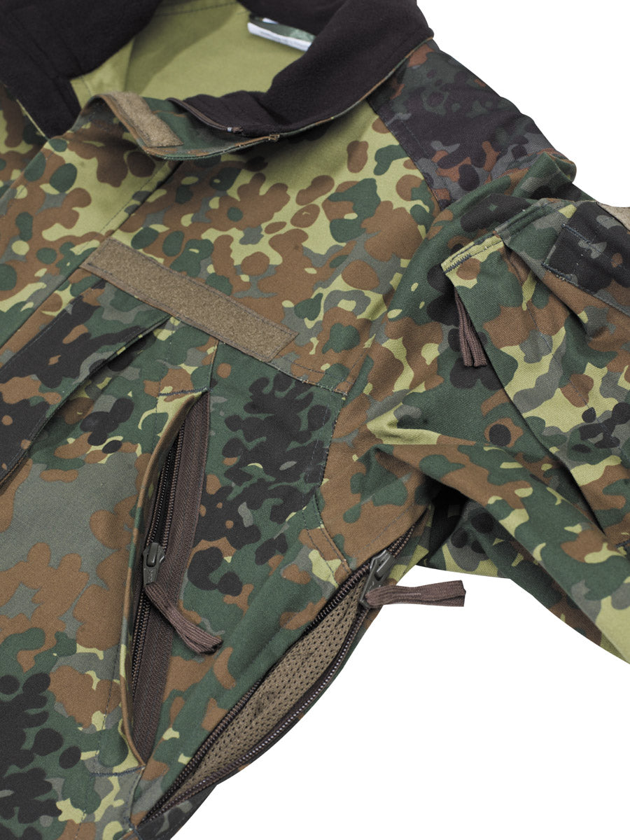 Jacheta Combat BW Kampfjacke Scurta BW Camo MFH - Intarituri Cot/Umeri, Guler Fleece