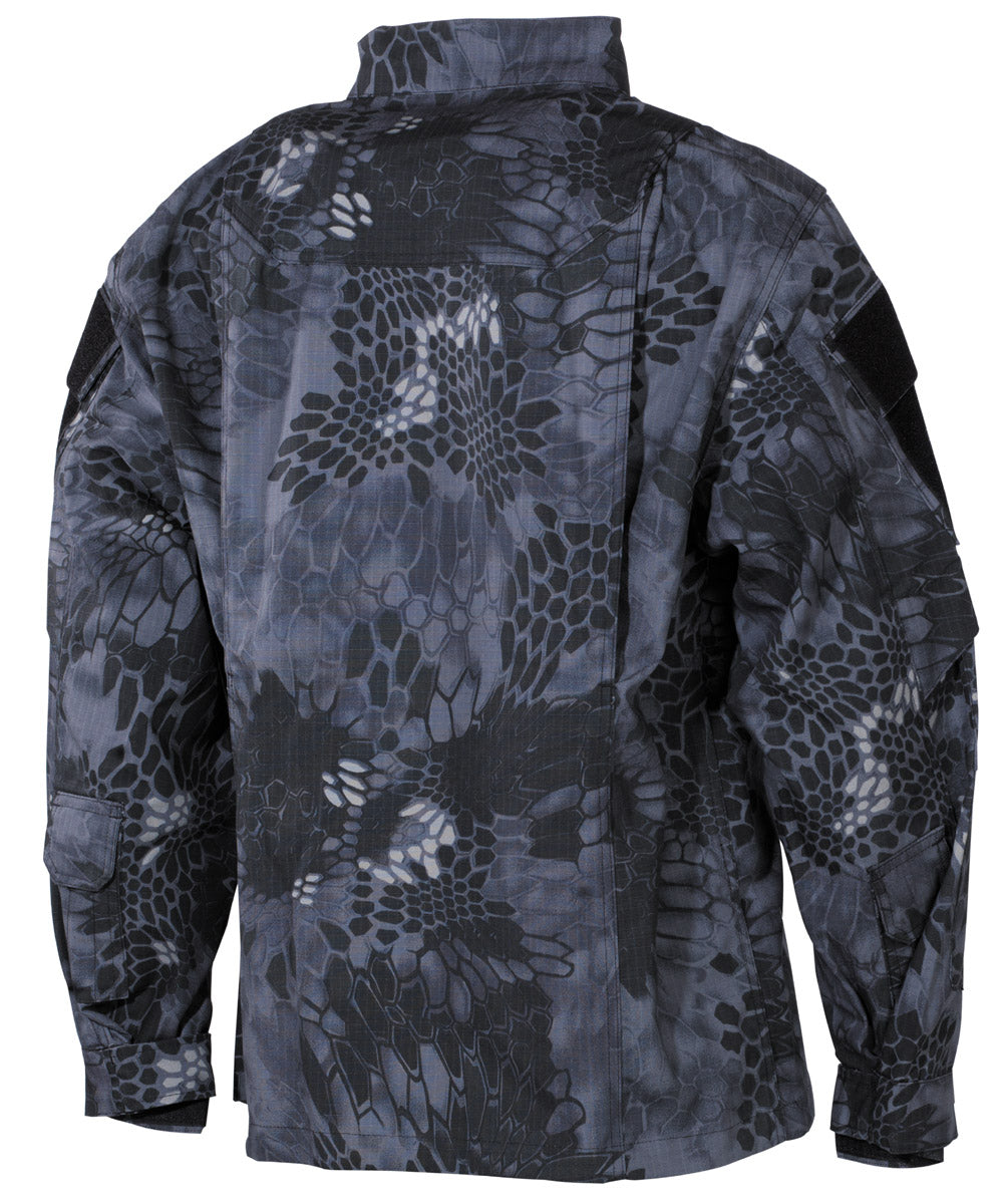 Jachetă Combat "Mission" snake black MFHProfessional - Fermoar 2-sensuri, Protecții cot
