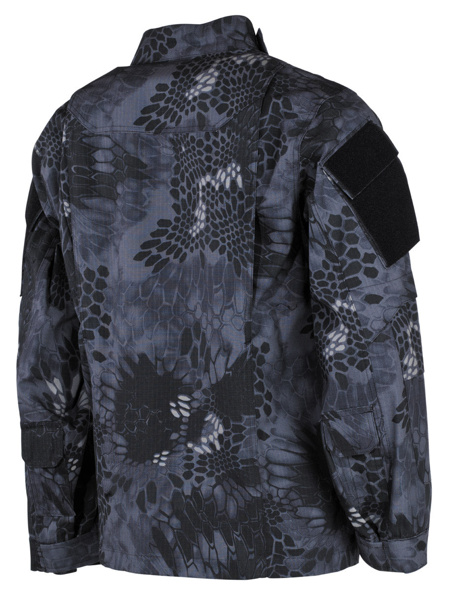 Jachetă Combat "Mission" snake black MFHProfessional - Fermoar 2-sensuri, Protecții cot