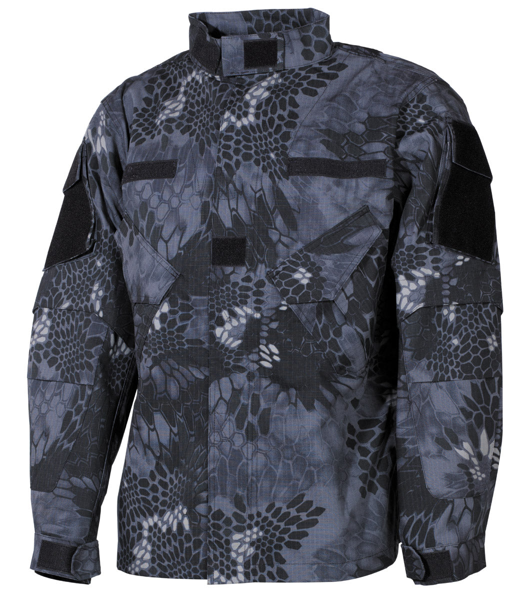 Jachetă Combat "Mission" snake black MFHProfessional - Fermoar 2-sensuri, Protecții cot
