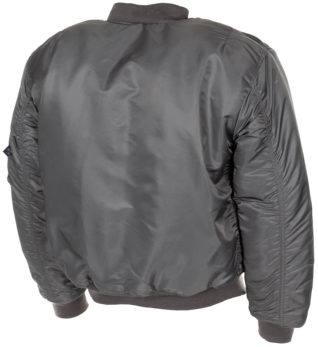 Jachetă Combat Pilot MA1 US Gri Urban MFH - Reversibilă, Fermoar Rezistent