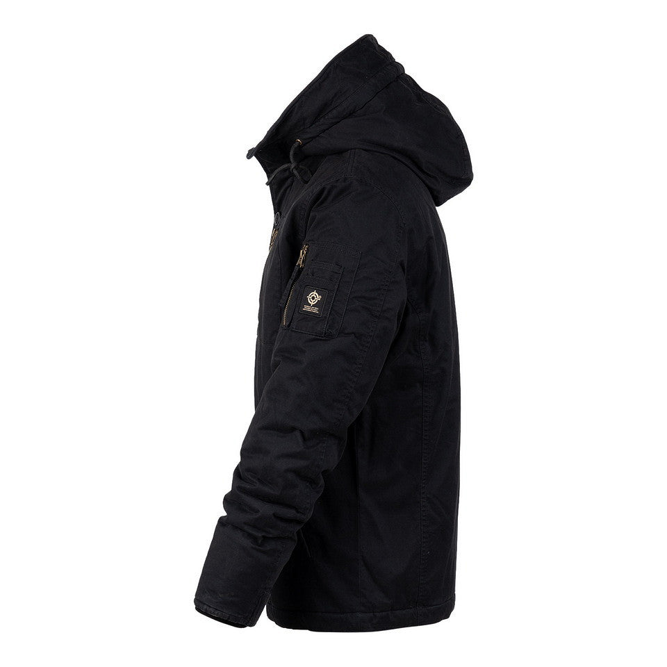 Jacheta Commander Army Parka Negru Fostex - Căldură Neînfricată și Stil Tactic