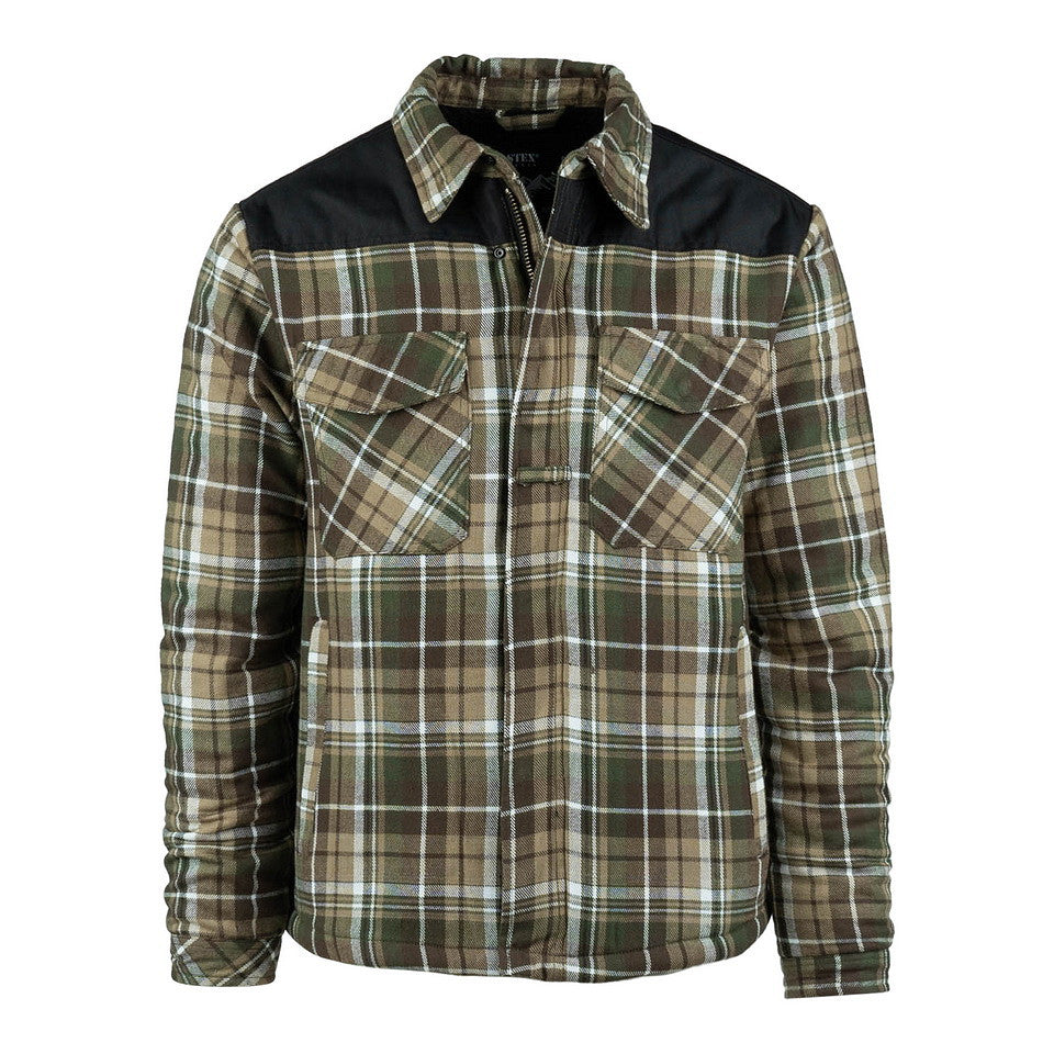 Jachetă Contractor Sherpa Maro/Verde Fostex Garments - Căldură și Rezistență Tactice