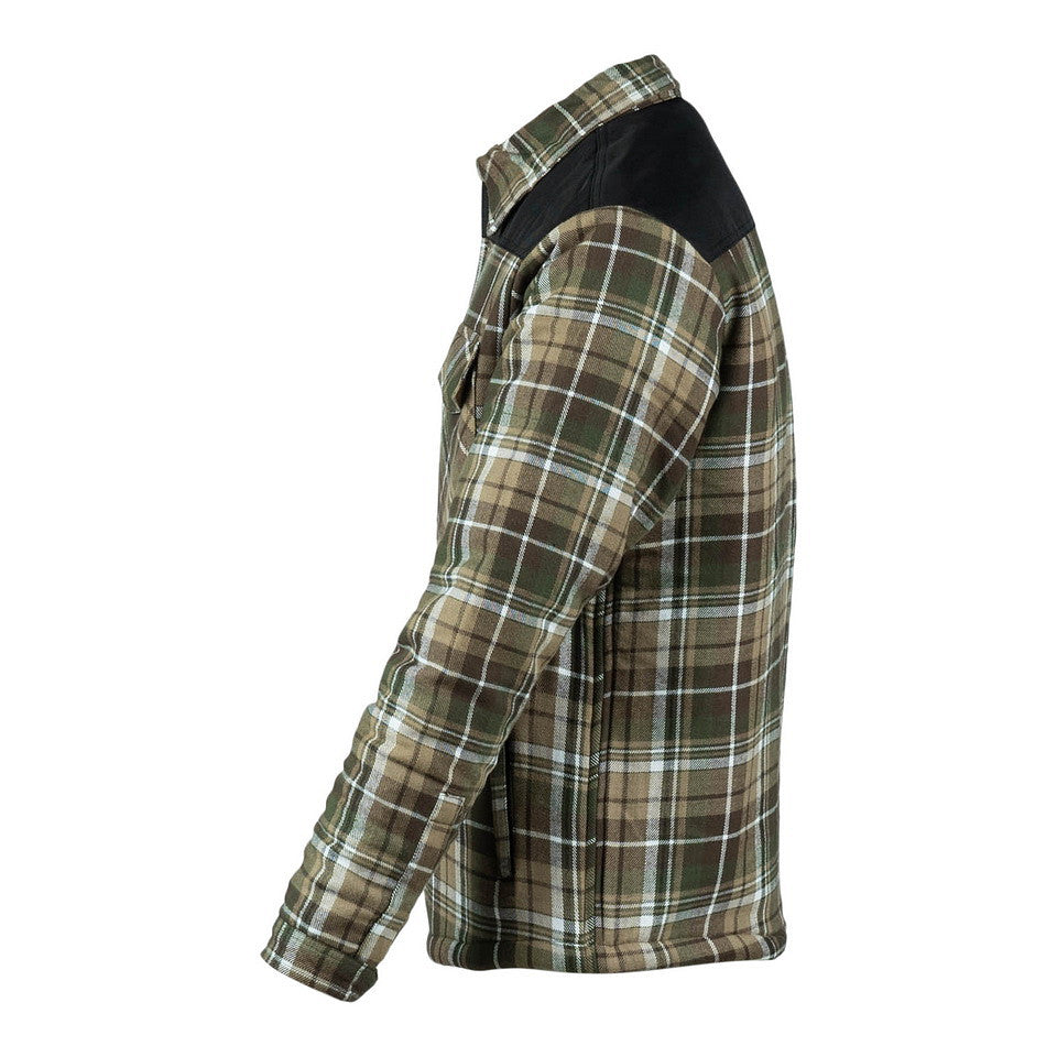 Jachetă Contractor Sherpa Maro/Verde Fostex Garments - Căldură și Rezistență Tactice