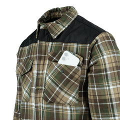 Jachetă Contractor Sherpa Maro/Verde Fostex Garments - Căldură și Rezistență Tactice