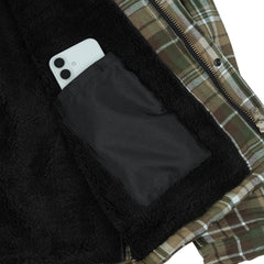 Jachetă Contractor Sherpa Maro/Verde Fostex Garments - Căldură și Rezistență Tactice
