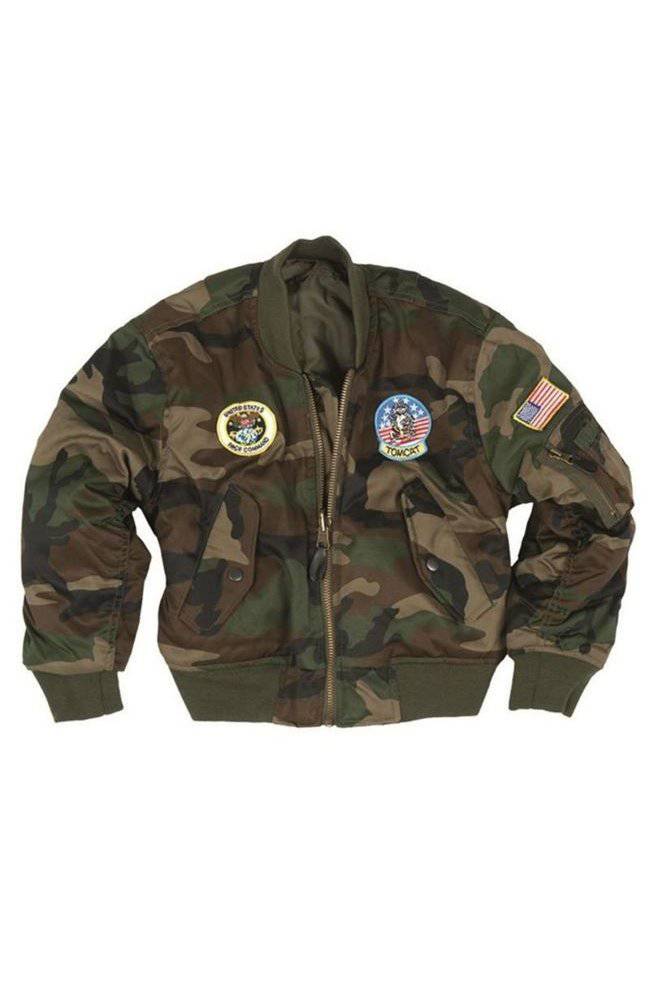 Jacheta Copii Ma1 Cu Embleme Woodland