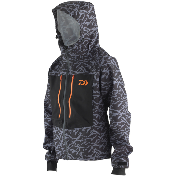 Jachetă D-VEC Wading Daiwa - Camuflaj Gri, Impermeabilă - 1