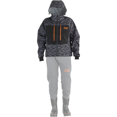 Jachetă D-VEC Wading Daiwa - Camuflaj Gri, Impermeabilă - 3