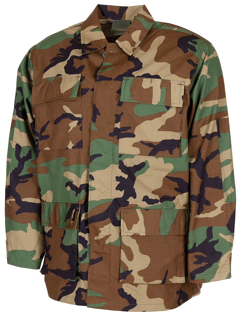 Jachetă de Câmp US BDU woodland MFH - Rip Stop, 100% Bumbac