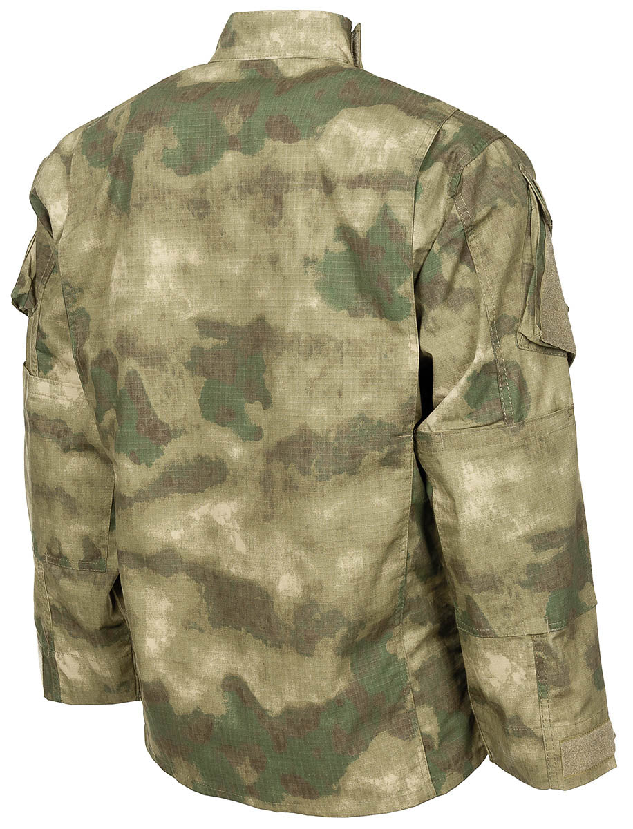 Jachetă de Campanie ACU US HDT-camo FG MFH - Rip Stop, Protecții Cot