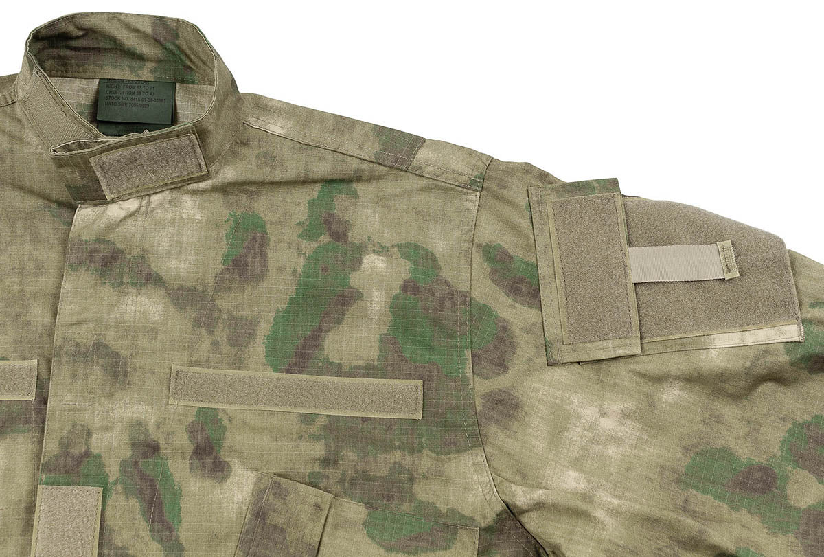Jachetă de Campanie ACU US HDT-camo FG MFH - Rip Stop, Protecții Cot