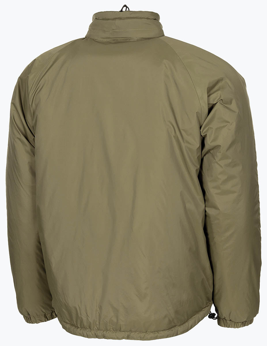 Jachetă de Iarnă Brit. Thermojacke Oliv MFH - Fermoar 2-sens, Glugă Ascunsă