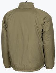 Jachetă de Iarnă Brit. Thermojacke Oliv MFH - Fermoar 2-sens, Glugă Ascunsă