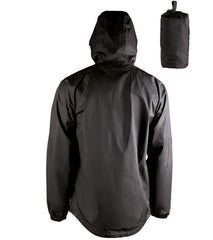Jacheta de Ploaie Compactă și Ușoară Pentru Outdoor-Black