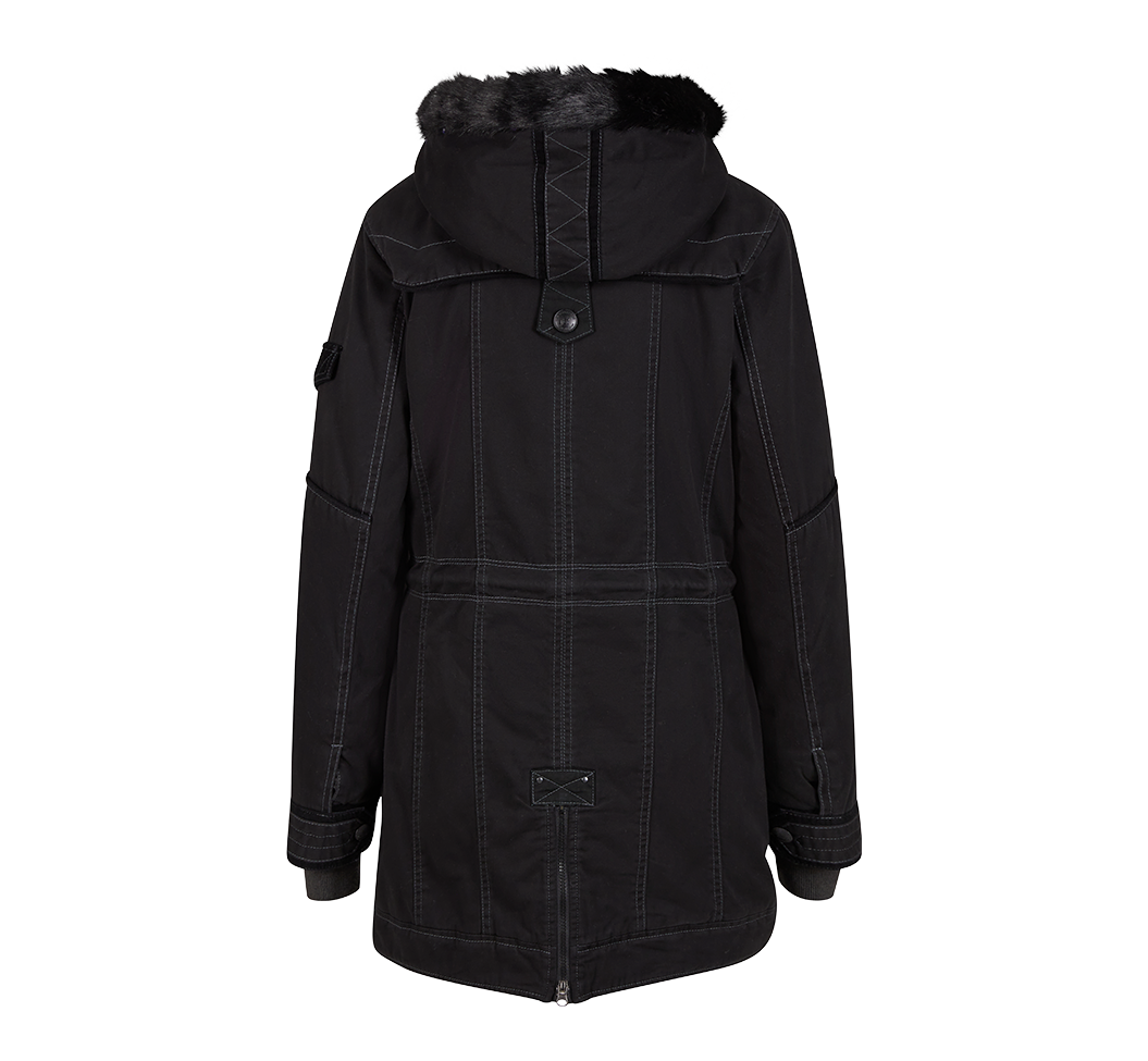Jacheta Emma Winterparka Negru Dama Brandit - Caldură Urbană Premium