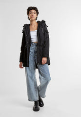 Jacheta Emma Winterparka Negru Dama Brandit - Caldură Urbană Premium