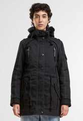 Jacheta Emma Winterparka Negru Dama Brandit - Caldură Urbană Premium