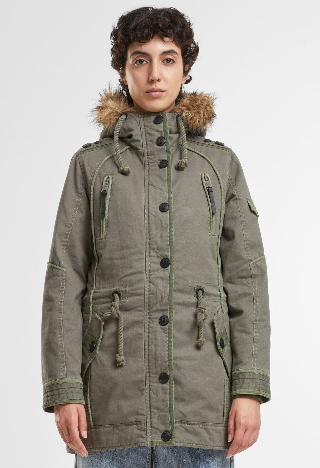Jacheta Emma Winterparka Olive Dama Brandit - Caldura Urbana