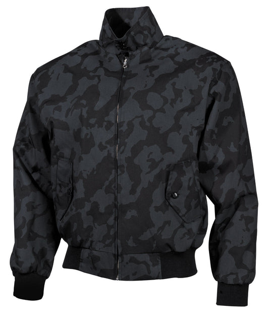 Jachetă English Style Night-camo MFH - Fermoar ascuns, Guler ridicat
