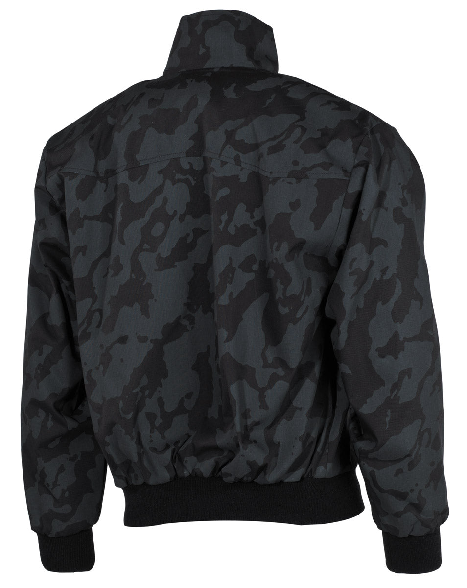 Jachetă English Style Night-camo MFH - Fermoar ascuns, Guler ridicat