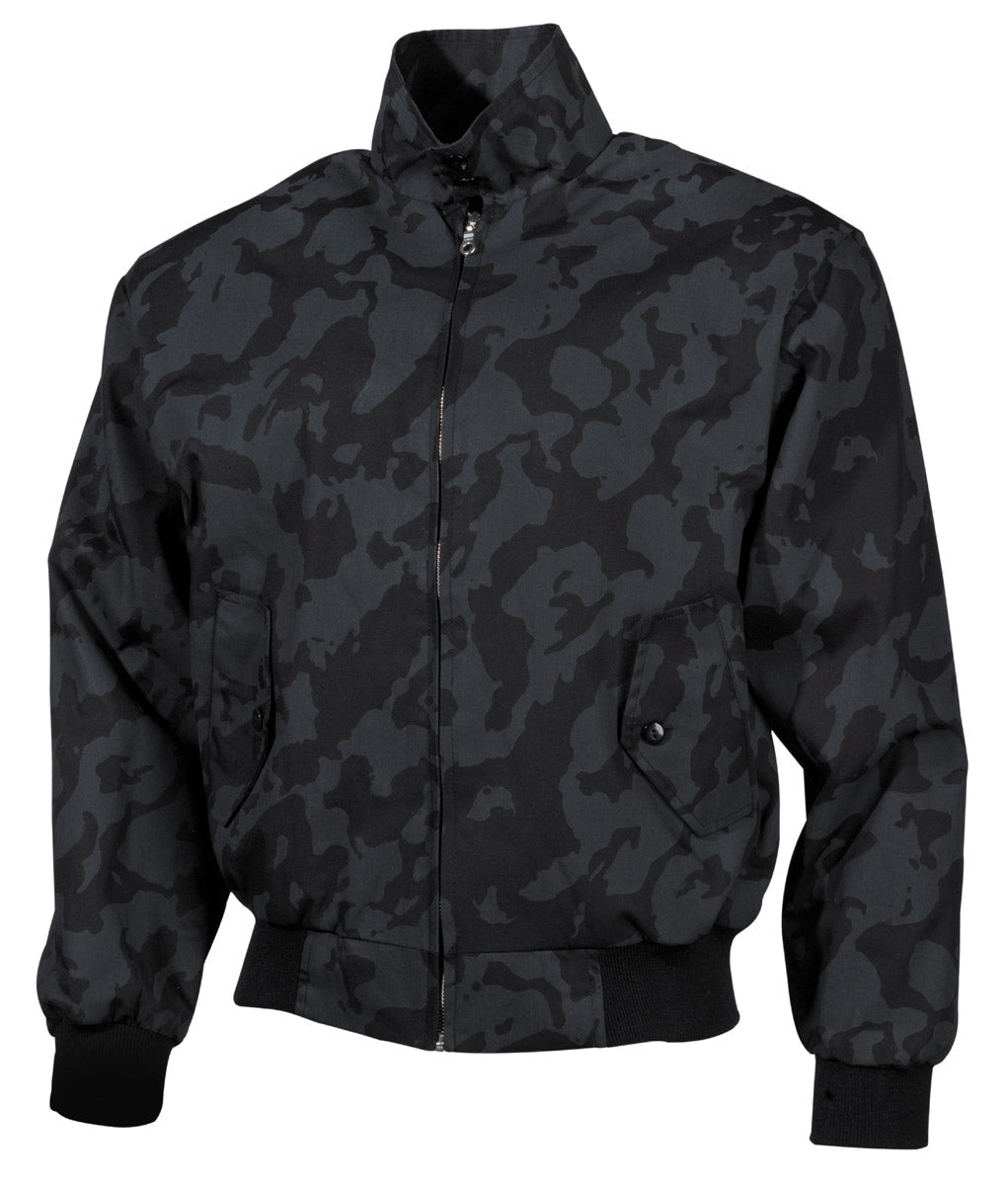 Jachetă English Style Night-camo MFH - Fermoar ascuns, Guler ridicat