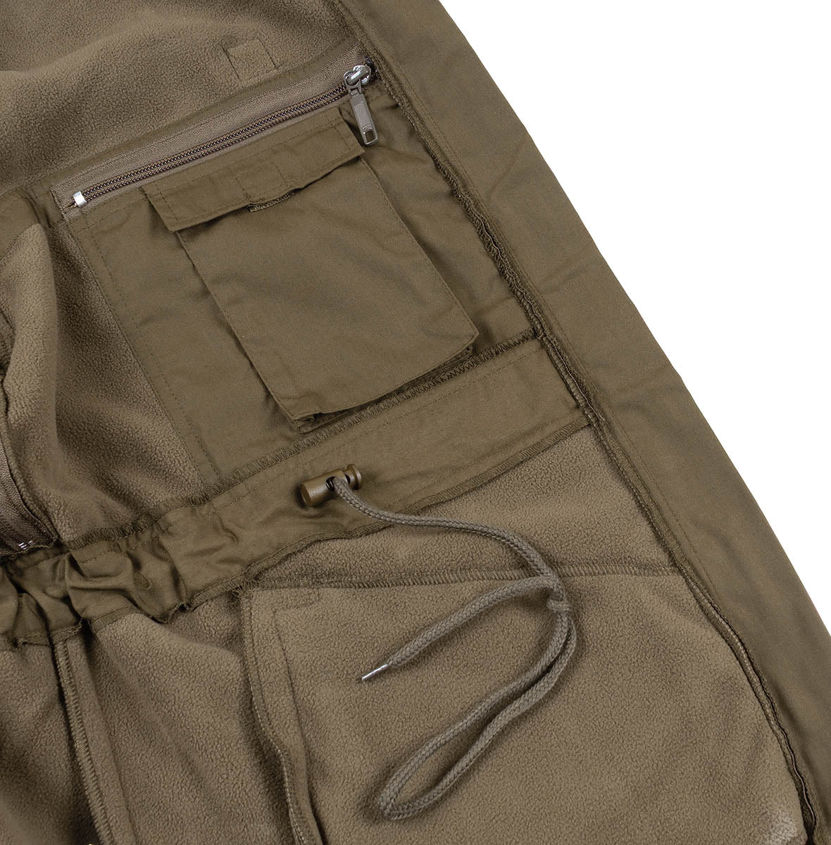 Jachetă Fleece Alpin MFH Professional Oliv – Membrană Breathtex, 4 Buzunare - poza 4