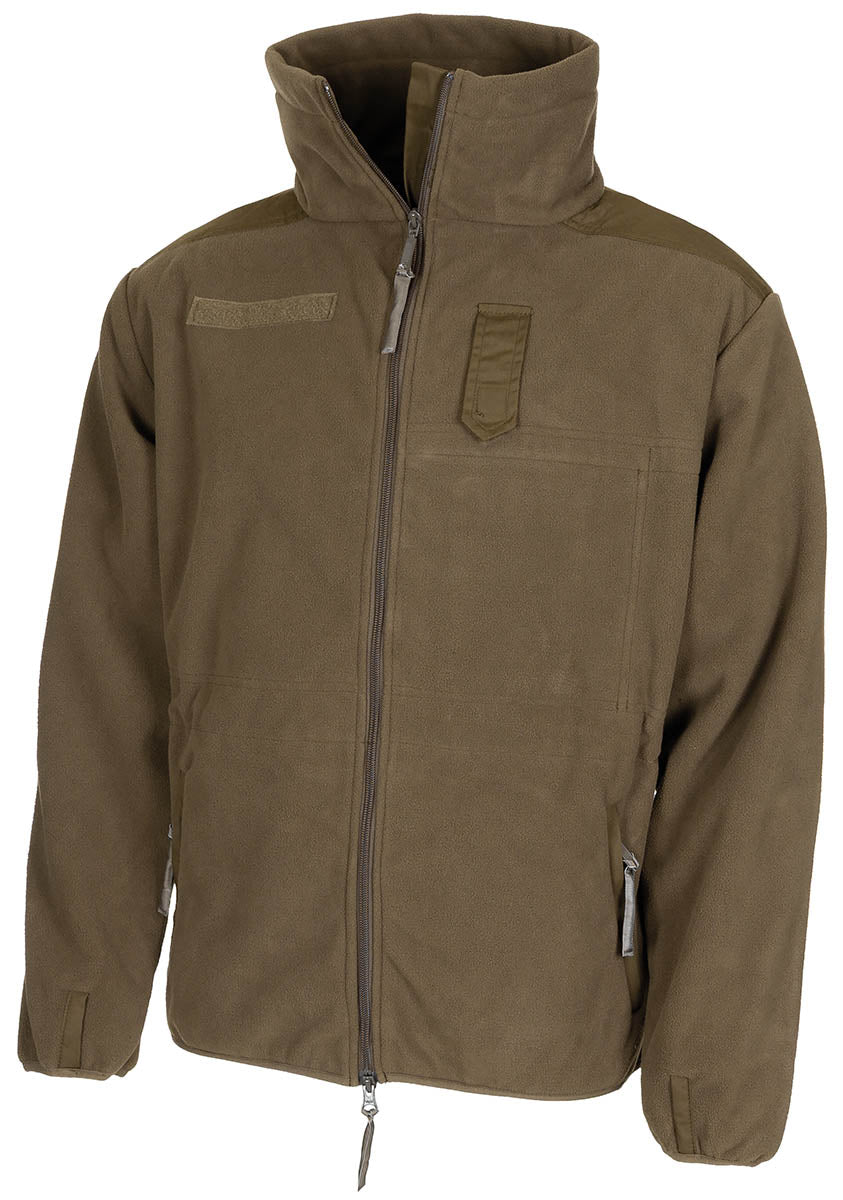 Jachetă Fleece Alpin MFH Professional Oliv – Membrană Breathtex, 4 Buzunare - poza 1