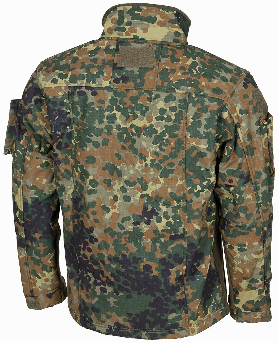 Jachetă Fleece Combat BW Camo MFHProfessional - Fermoare YKK, Întărituri Ripstop