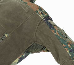 Jachetă Fleece Combat BW Camo MFHProfessional - Fermoare YKK, Întărituri Ripstop