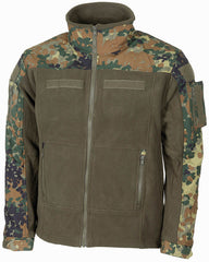 Jachetă Fleece Combat BW Camo MFHProfessional - Fermoare YKK, Întărituri Ripstop