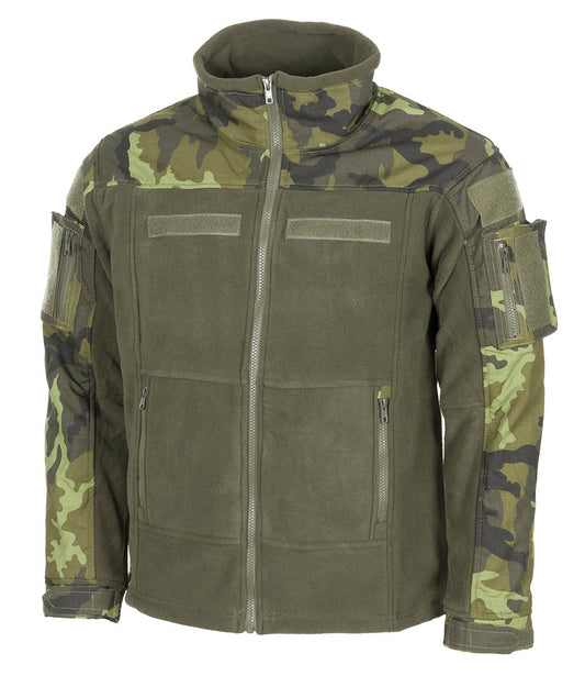 Jachetă Fleece Combat M95 CZ Camuflaj MFH Professional - Fermoare YKK, Panouri Ripstop