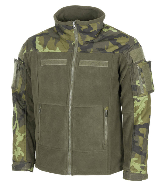 Jachetă Fleece Combat M95 CZ Camuflaj MFHProfessional - Fermoare YKK, Panouri Ripstop