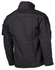 Jachetă Fleece Combat Negru MFH Professional - Fermoare YKK, Ranforsări Ripstop