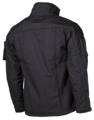 Jachetă Fleece Combat Negru MFHProfessional - Fermoare YKK, Ranforsări Ripstop