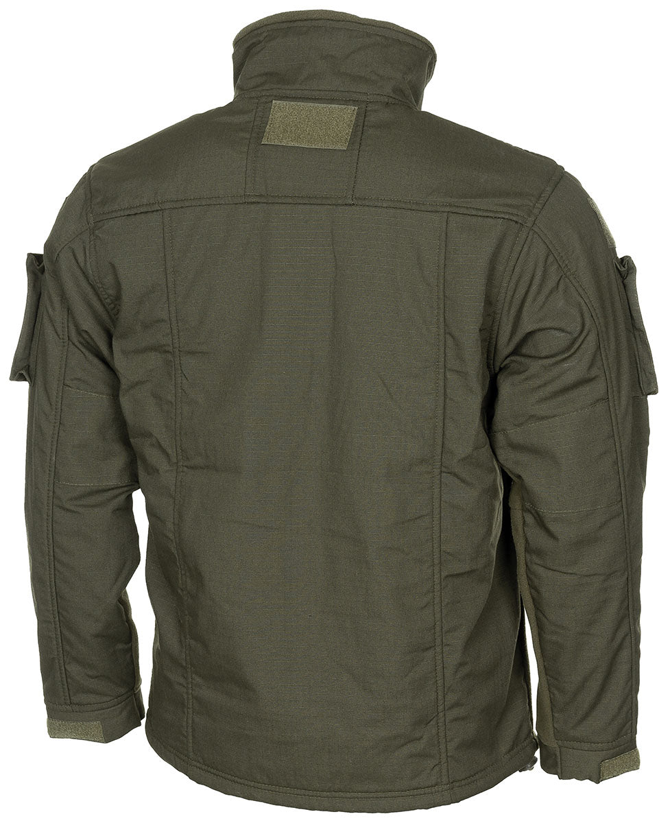Jachetă Fleece Combat Oliv MFHProfessional - Fermoare YKK, Întărituri Ripstop