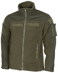 Jachetă Fleece Combat Oliv MFHProfessional - Fermoare YKK, Întărituri Ripstop