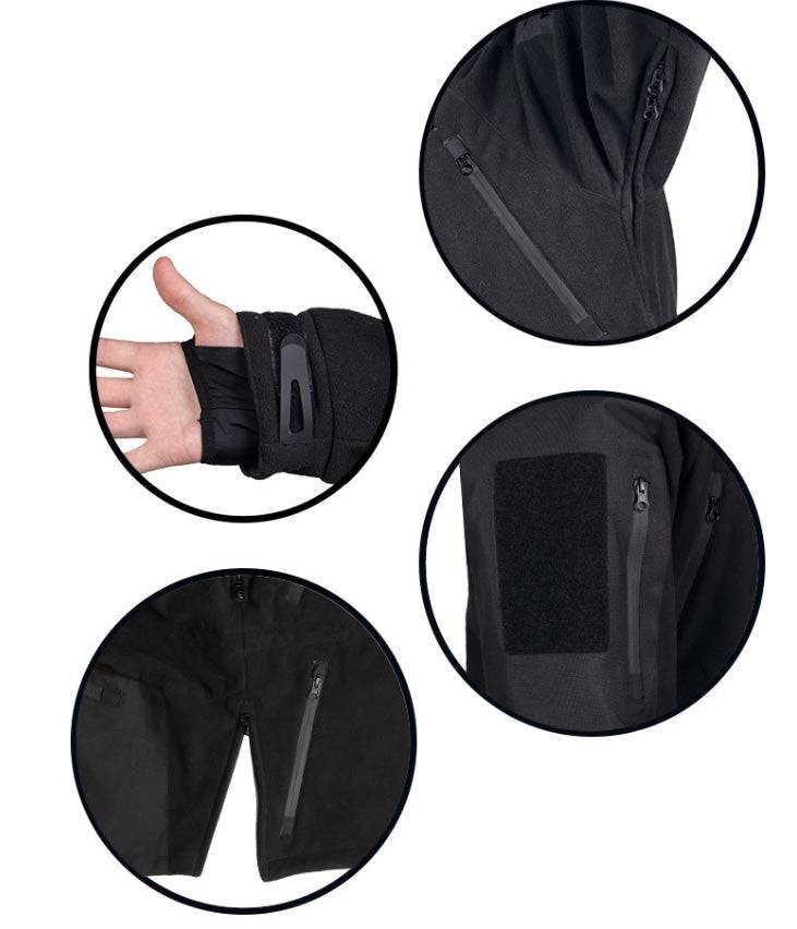 Jacheta Fleece Mil-Tec® Plus Black