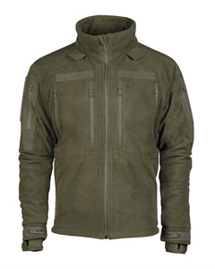 Jachetă Fleece Mil-Tec Plus – Membrană TPU, 8.000 mm, Oliv