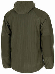Jachetă Fleece ViperGrid Oliv MFH - Fermoar YKK, Ranforsări Umeri