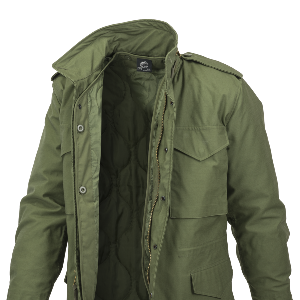 Jachetă Helikon-Tex M65 NyCo Sateen Verde Olive