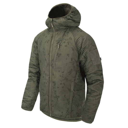 Jachetă Helikon-Tex Wolfhound Hoodie Climashield® Apex 67g Desert Night Camo