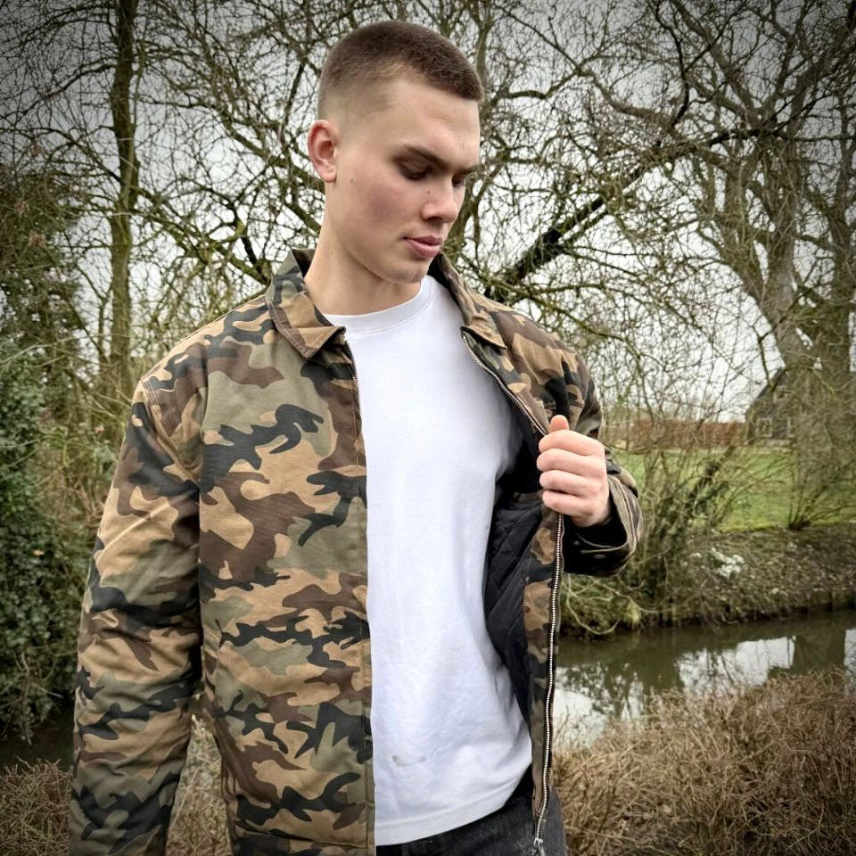 Jachetă Heritage Worker Jacket Woodland - Robustețe, Confort și Stil Autentic