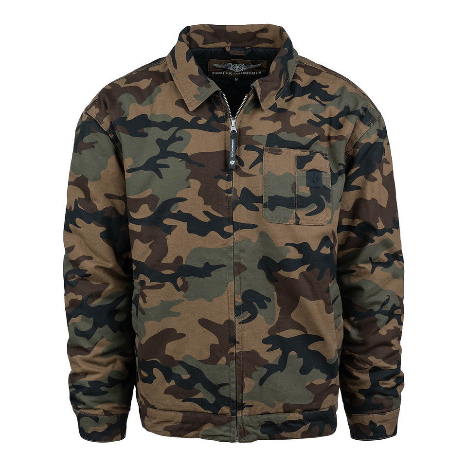 Jachetă Heritage Worker Jacket Woodland - Robustețe, Confort și Stil Autentic