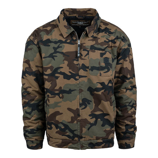 Jachetă Heritage Worker Jacket Woodland - Robustețe, Confort și Stil Autentic