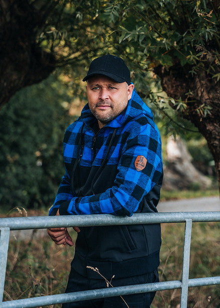 Jachetă Houthakkers Negru/Albastru Military-Shop - Versatilitate Tactică