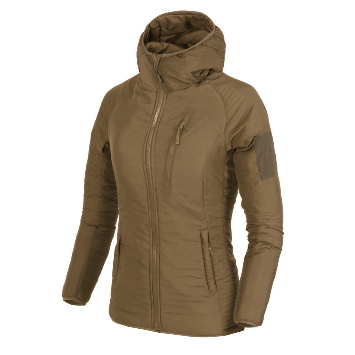 Jachetă Izolată cu Glugă Helikon-Tex WOMEN'S WOLFHOUND Coyote Climashield® Apex™